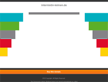 Tablet Screenshot of internistin-leimen.de